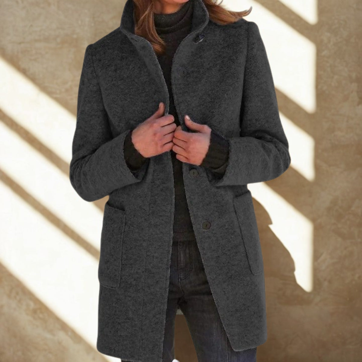 Lunéra | Classic Wool-Blend Coat