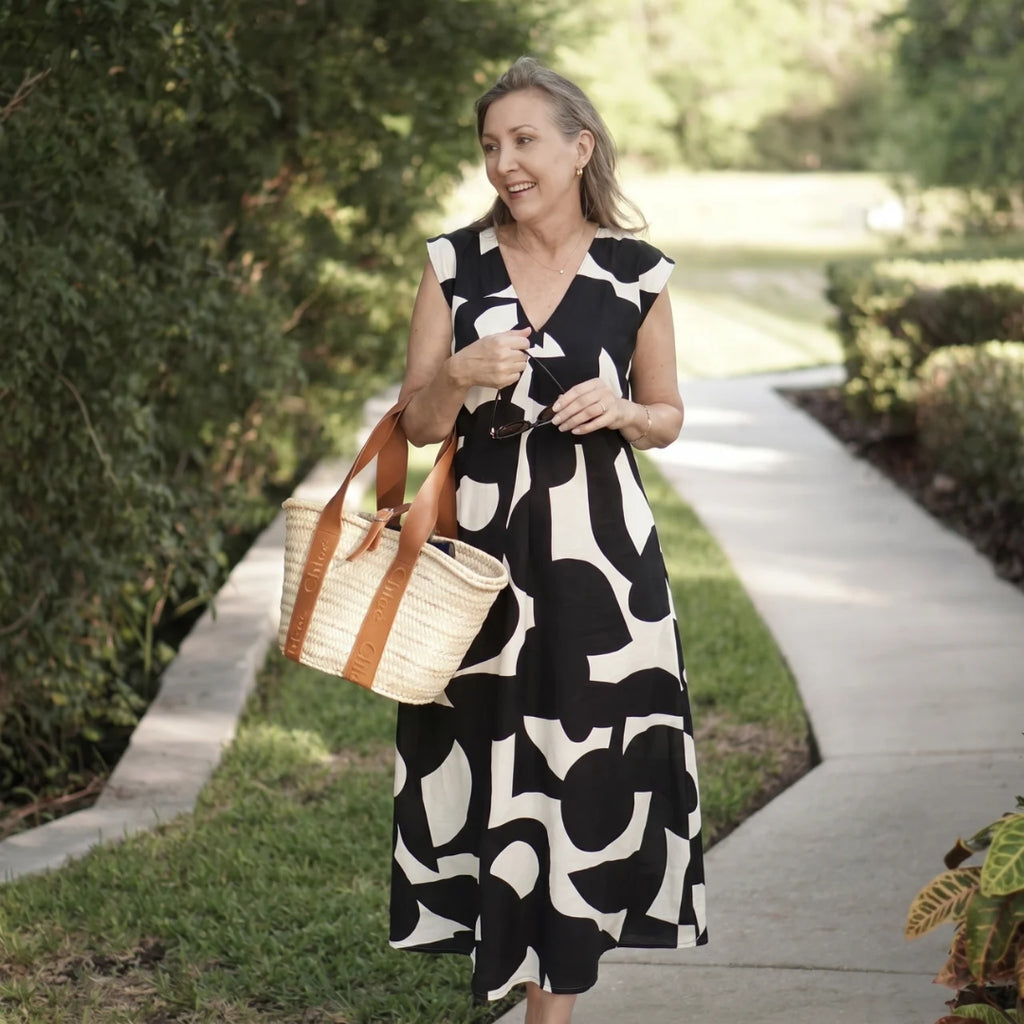 Noelle | Effortless Printed Dress