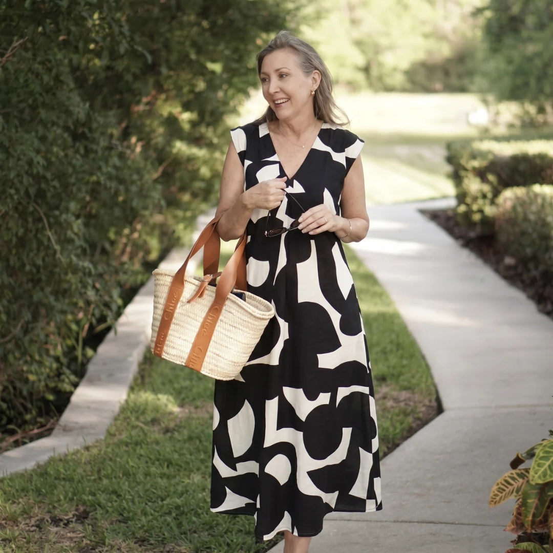 Noelle | Effortless Printed Dress
