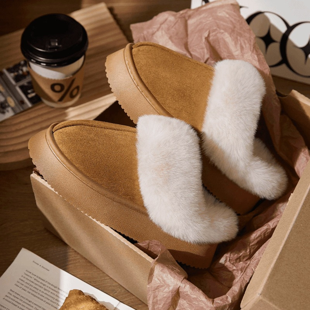 Willow Step | Cozy Fleece House Slippers