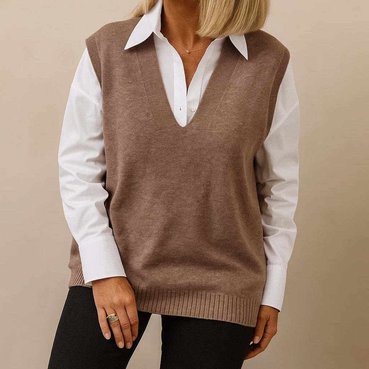 Eveline | Soft Knit Layer Vest