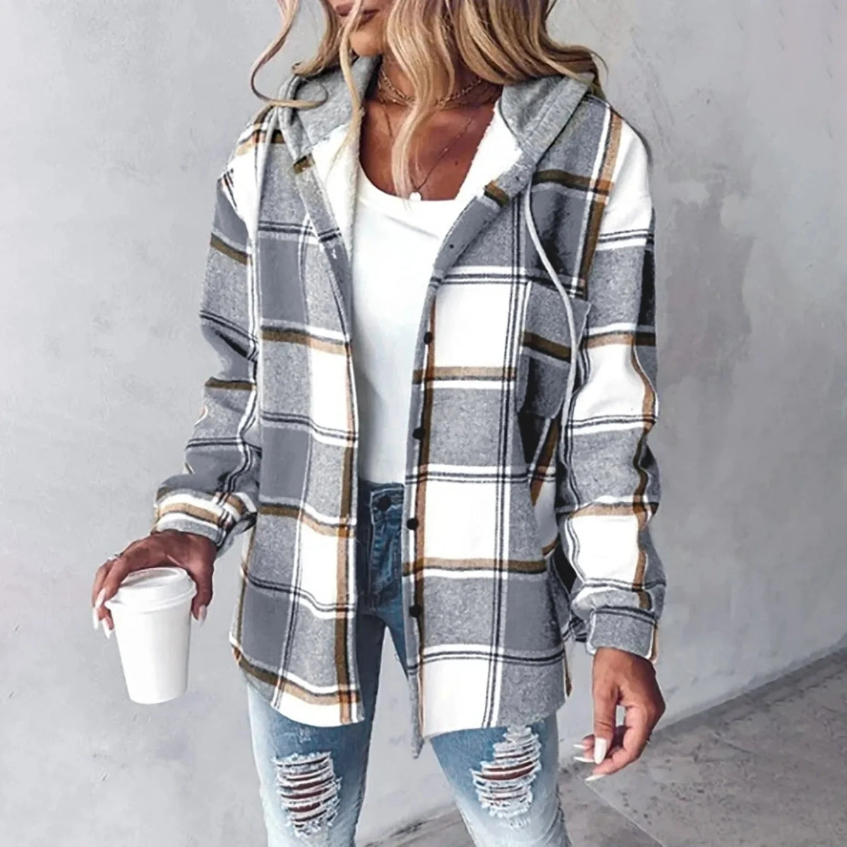 Elsy | Soft Fall Jacket with Hood