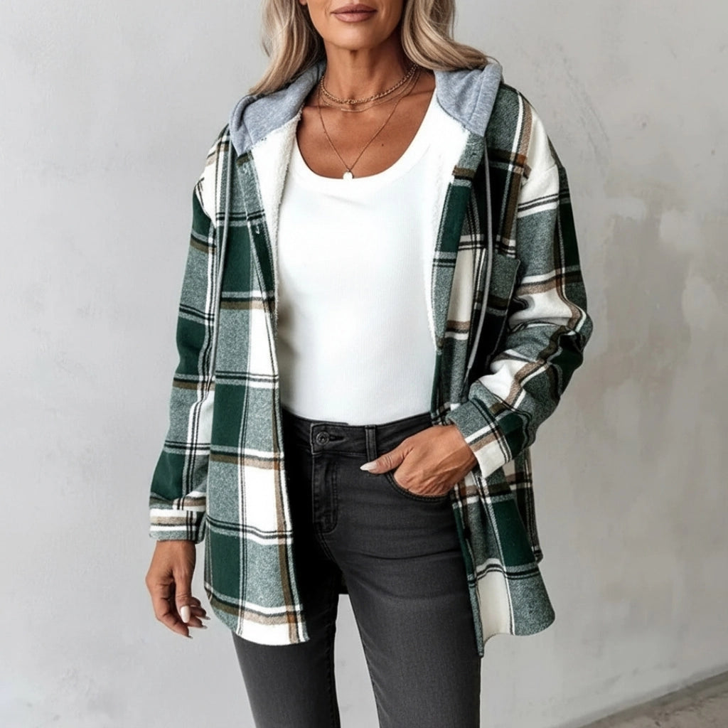 Elsy | Soft Fall Jacket with Hood