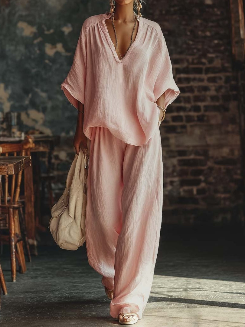 SOLARA | RELAXED TWO PIECE SET FOR WOMEN