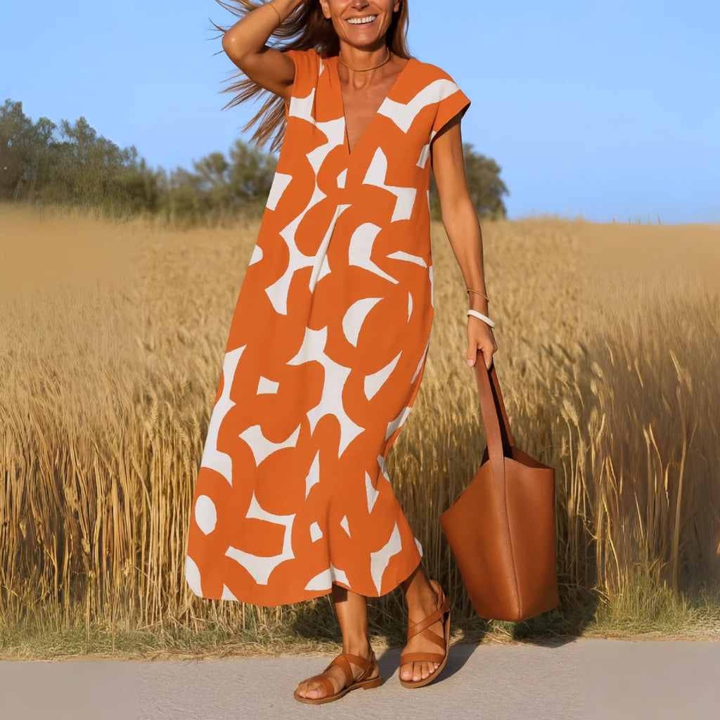 Sienna | Effortless Printed Maxi Dress