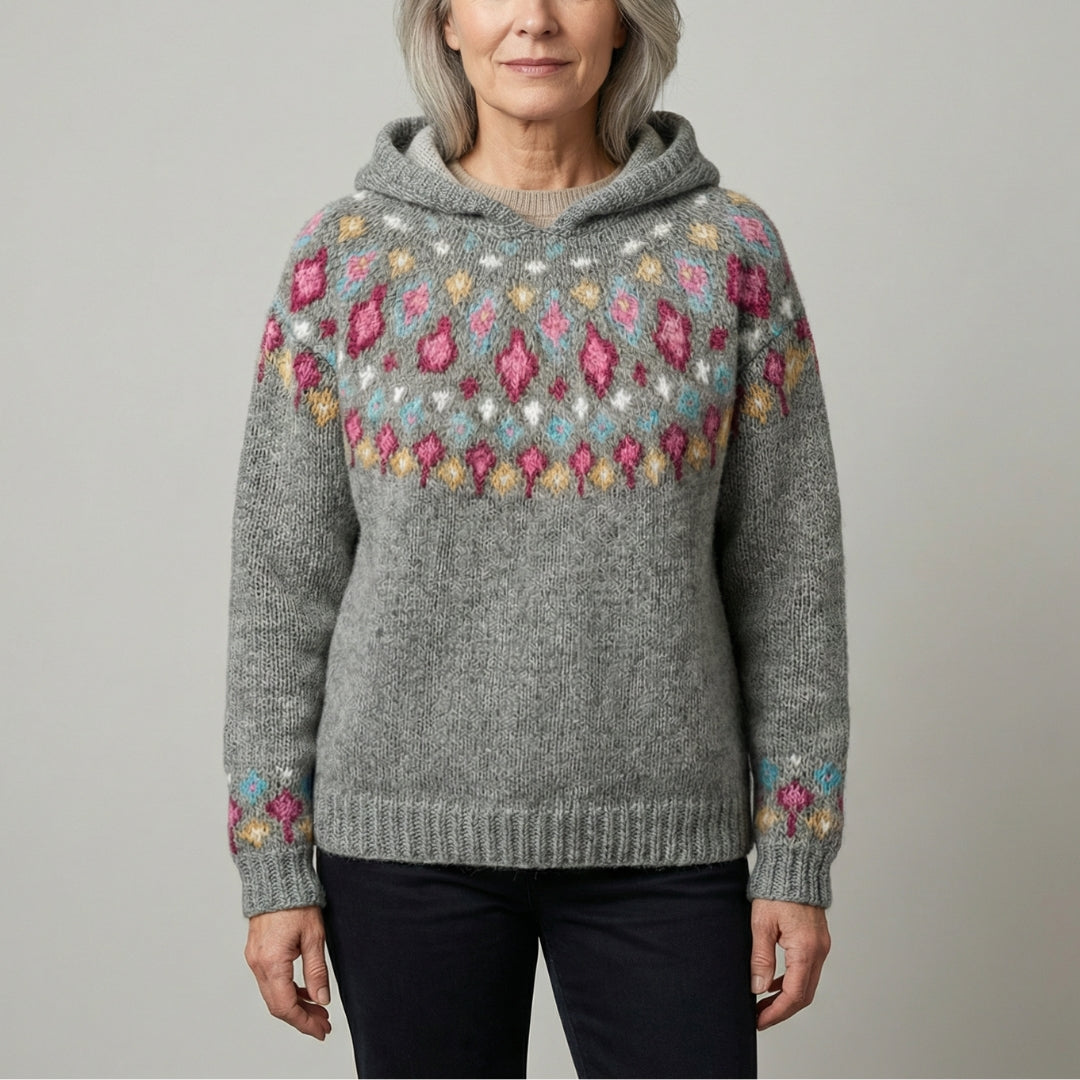 Marjorie | Nordic Soft Knit Hoodie
