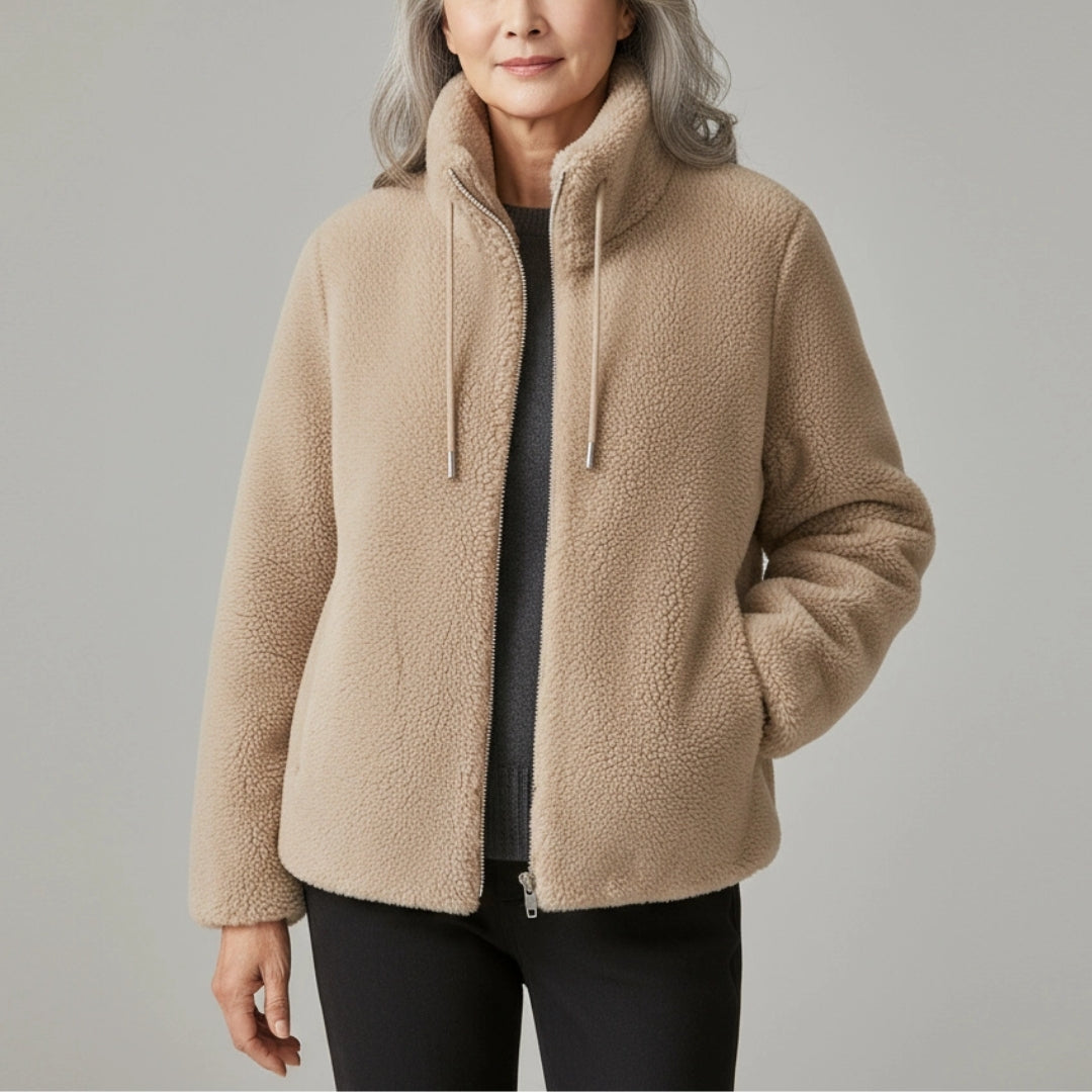 Marceline | Soft Fur-Lined Zip Jacket