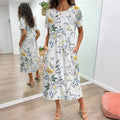 MEADOW | FLORAL MIDI DRESS FOR WOMEN
