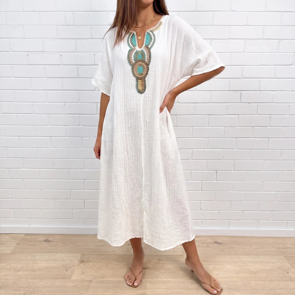 EMBROIDERED | SUMMER DRESS FOR WOMEN