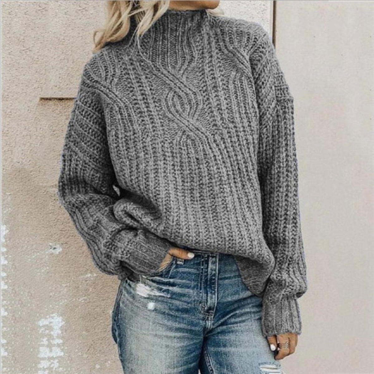 Sofia | Soft Cable Knit Sweater