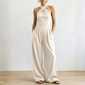Adriana | Elegant Cross-Over Jumpsuit