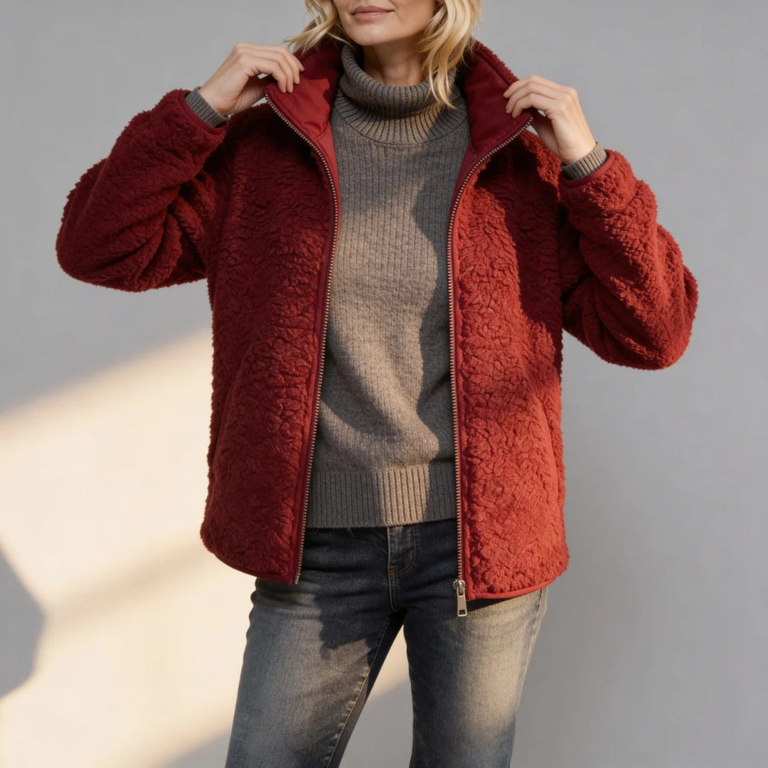 Elowen | Cozy Teddy Jacket
