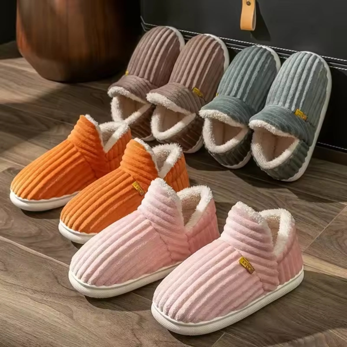 CozyStep | Warm Rib Slippers