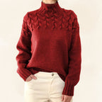 Eveline Sweater | Soft Cable Knit Turtleneck