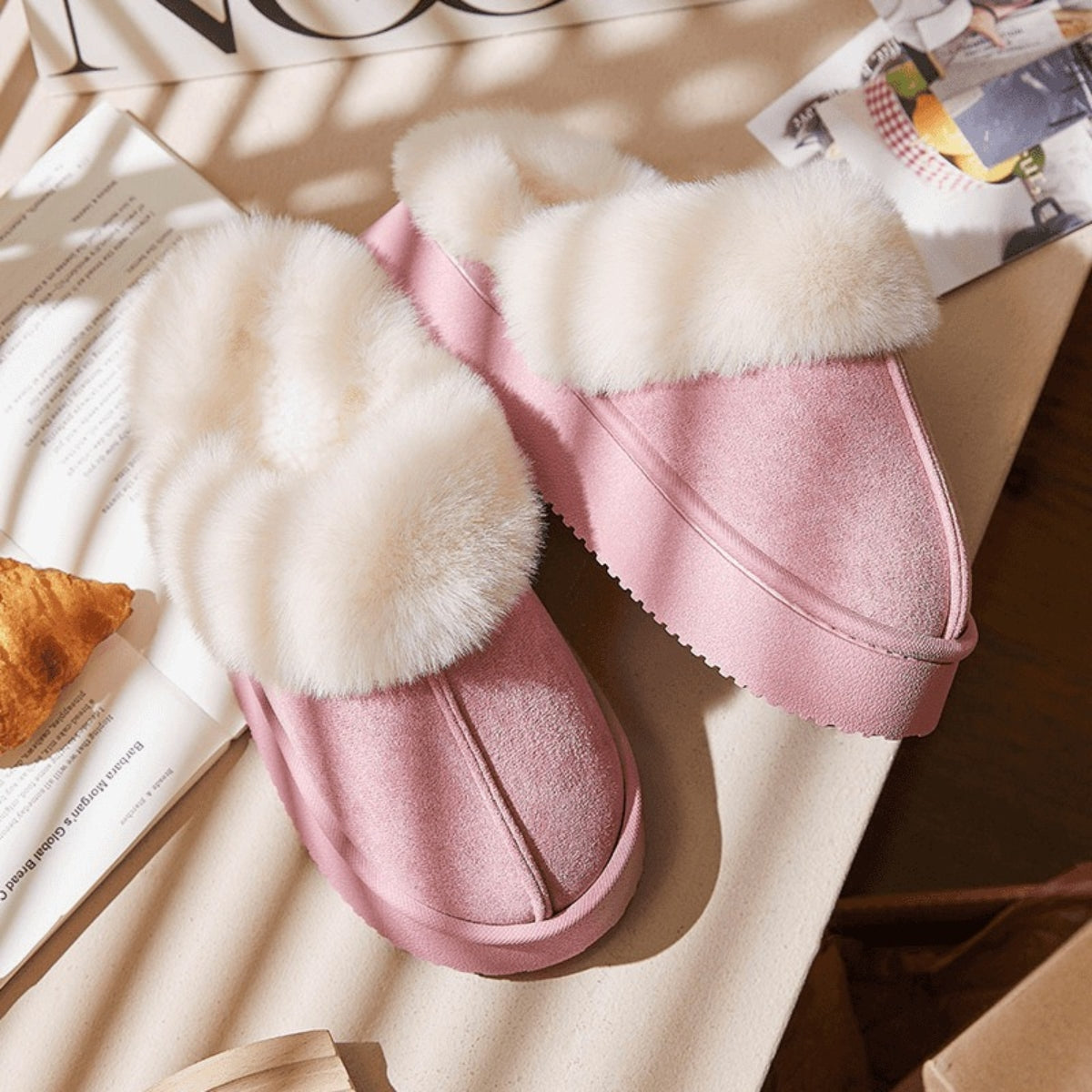 Willow Step | Cozy Fleece House Slippers