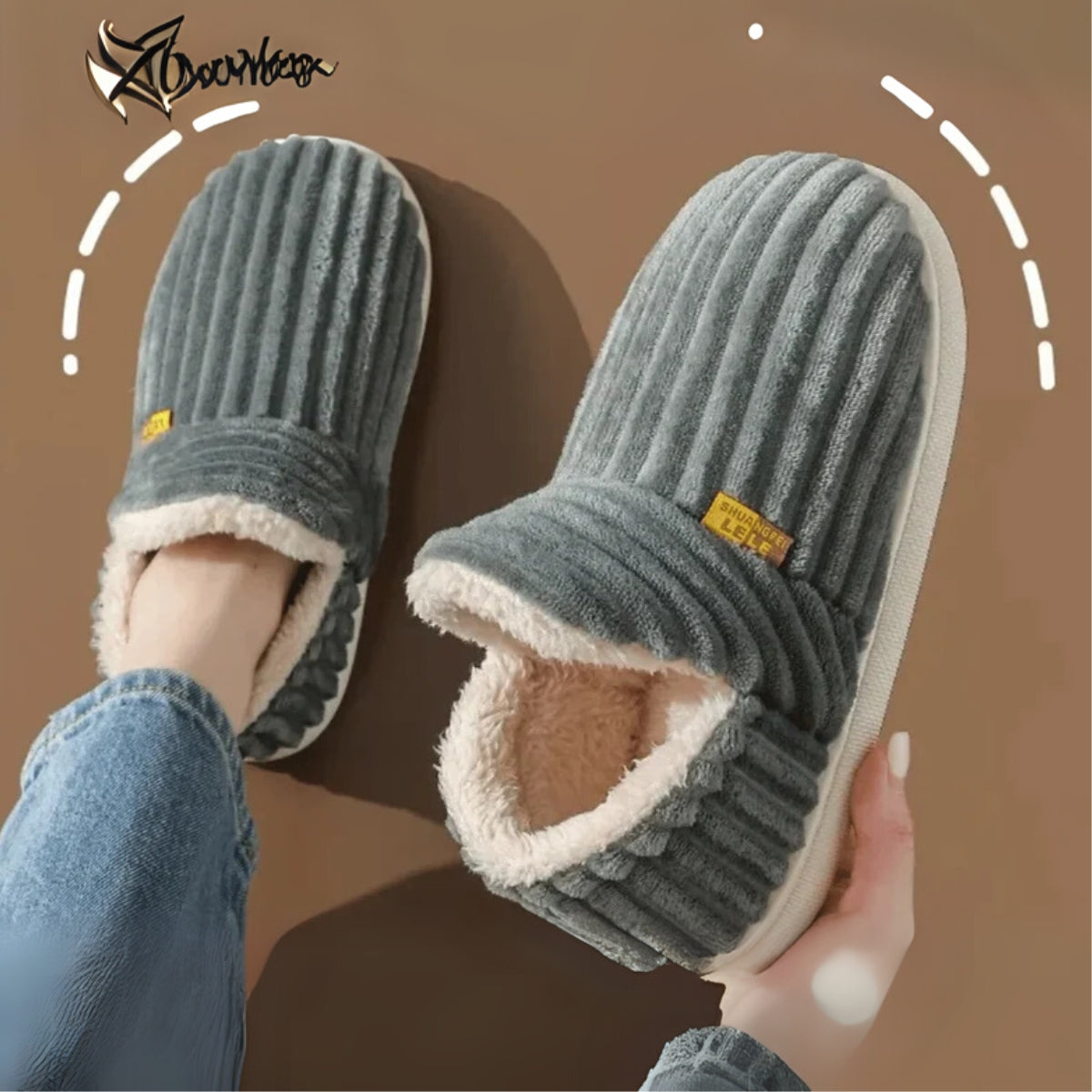 CozyStep | Warm Rib Slippers