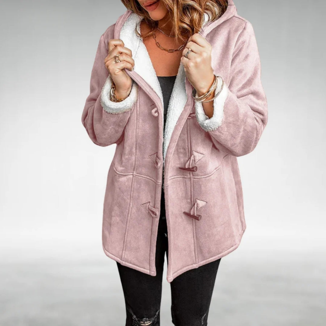 Evelyn | Soft Fleece Toggle Coat