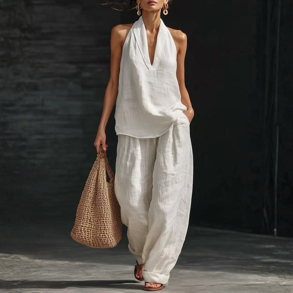 AMARA | HALTER TROUSER SET FOR WOMEN