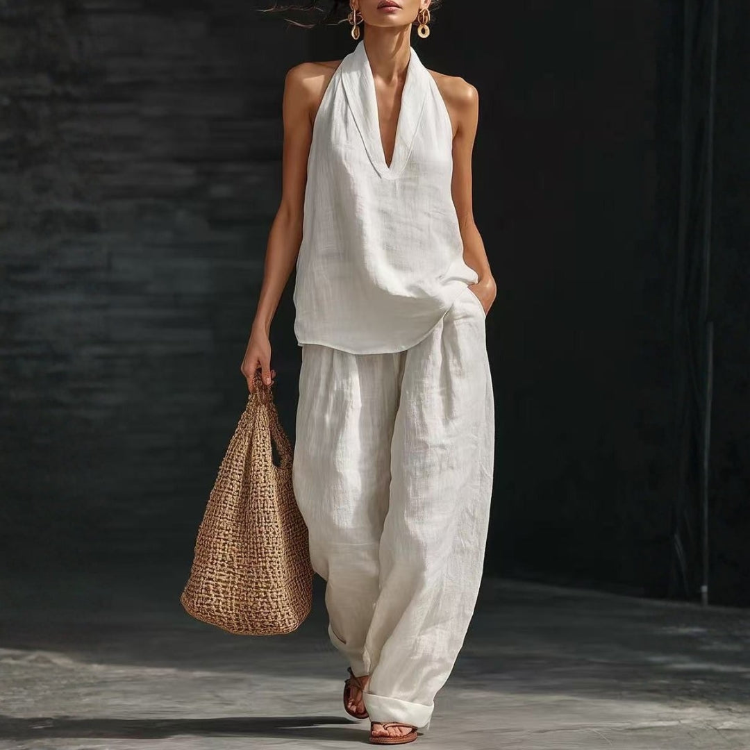 AMARA | HALTER TROUSER SET FOR WOMEN