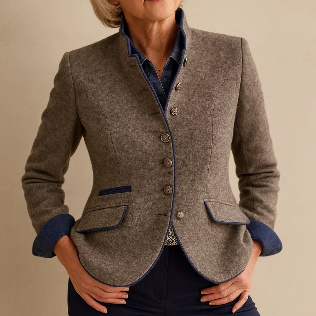 Eveline | Soft Wool Blend Blazer