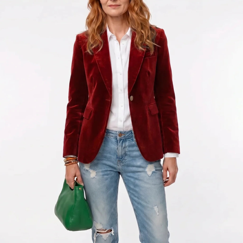 Marlowe | Classic Velvet Blazer