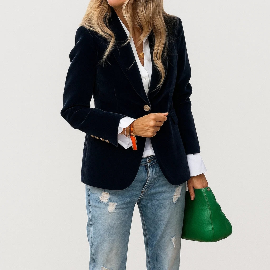 Eveline | Soft Velvet Blazer