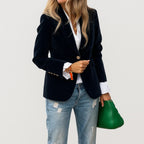 Eveline | Soft Velvet Blazer