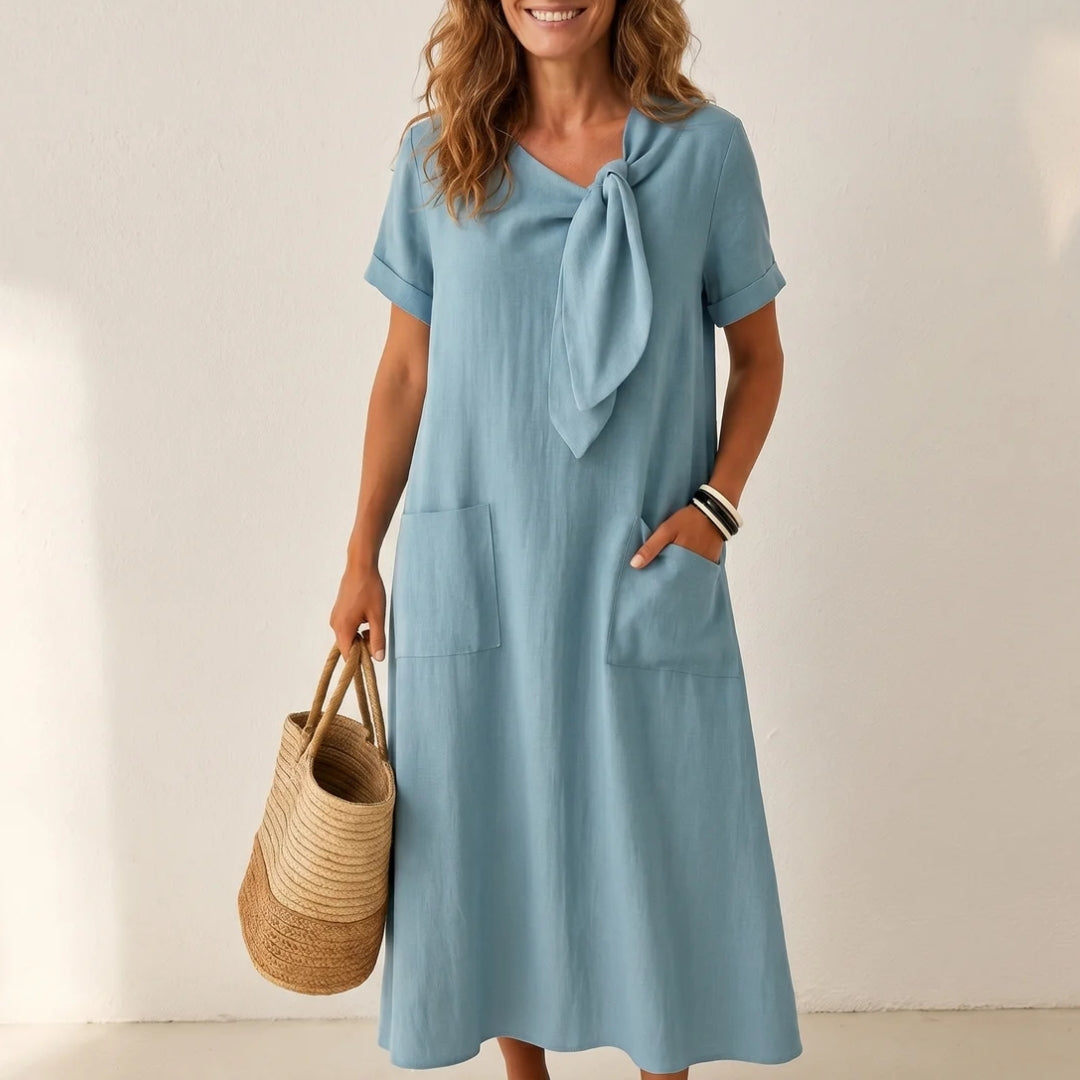 Elara | Relaxed Linen Comfort Dress