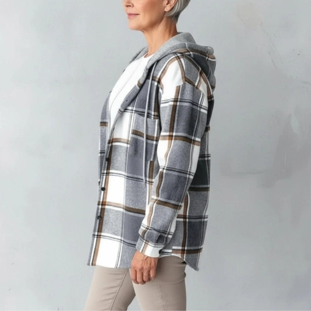 Elsy | Soft Fall Jacket with Hood