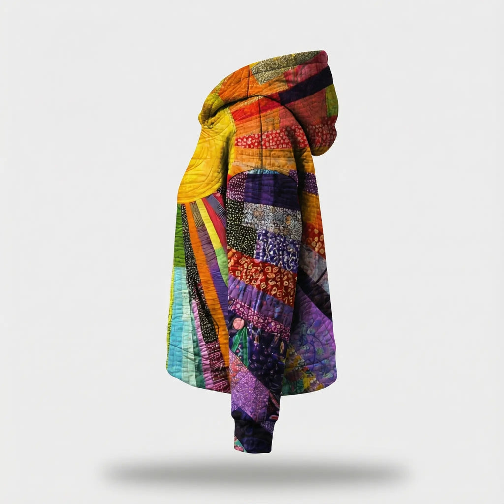 Erica | Colorful Patchwork Hoodie