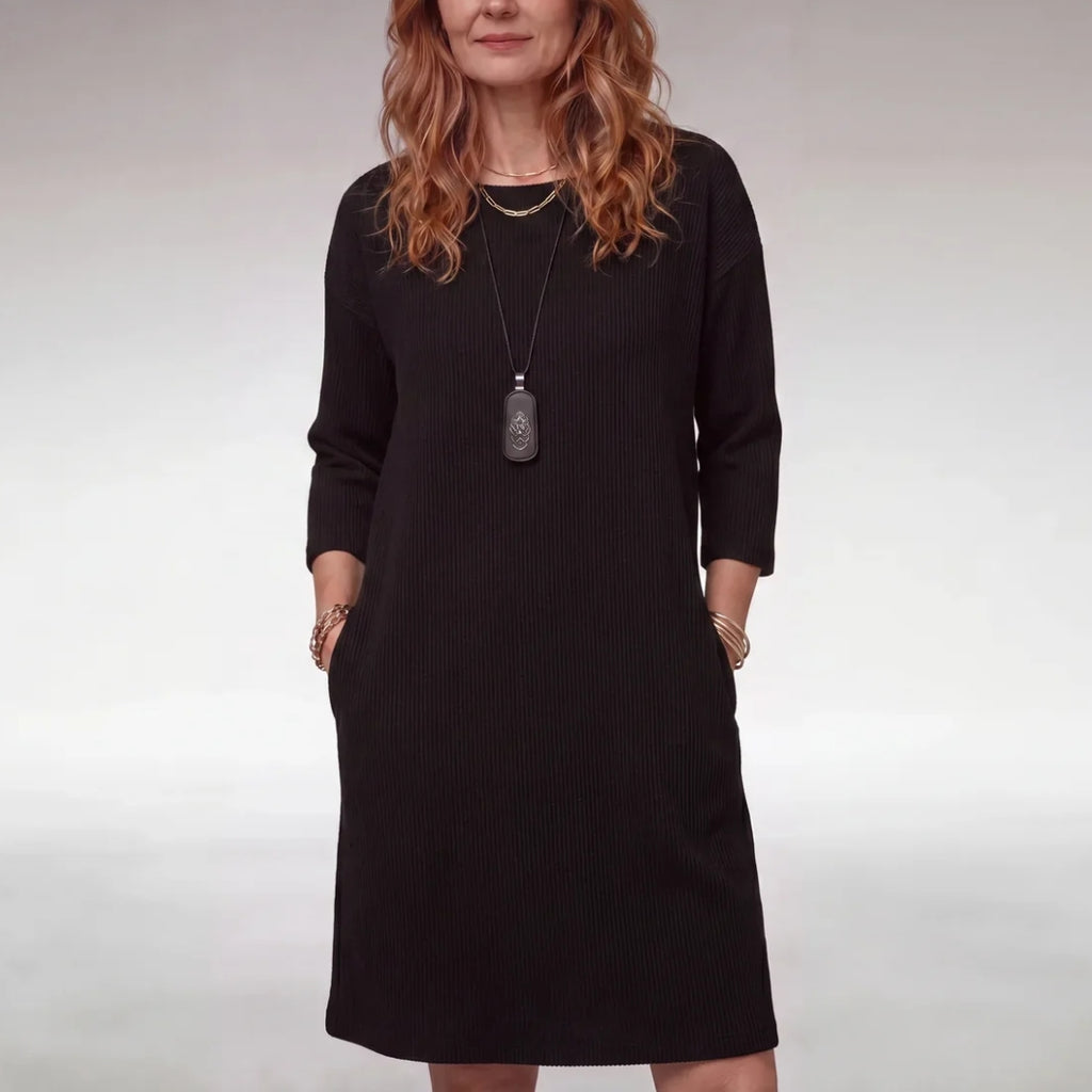Elmwood | Soft Ribbed Tunic Dress