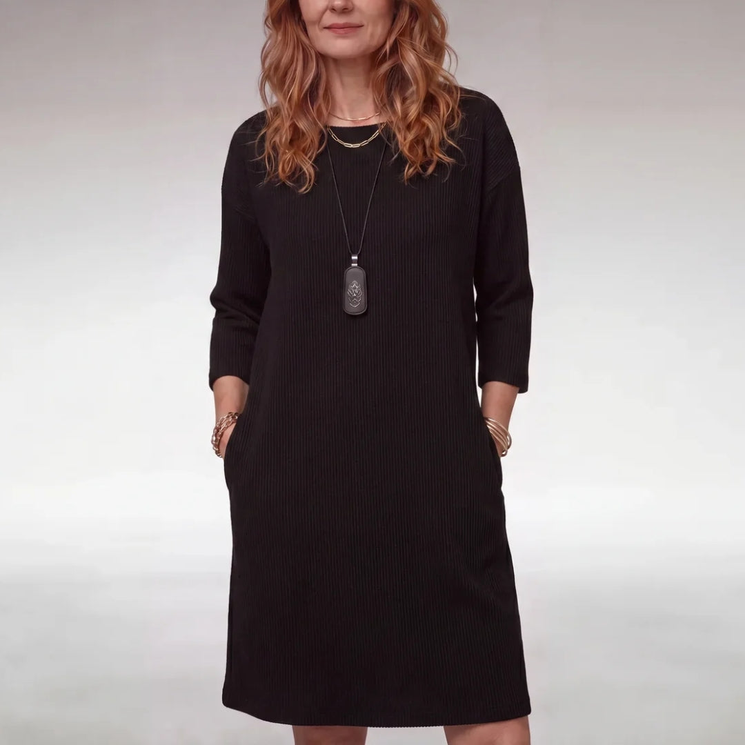 Elmwood | Soft Ribbed Tunic Dress
