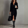 MARIBEL | CORDUROY SHIRT DRESS FOR WOMEN