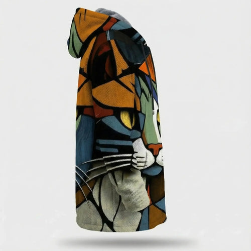 Ameliaz | Art Edition Cozy Fleece Cardigan