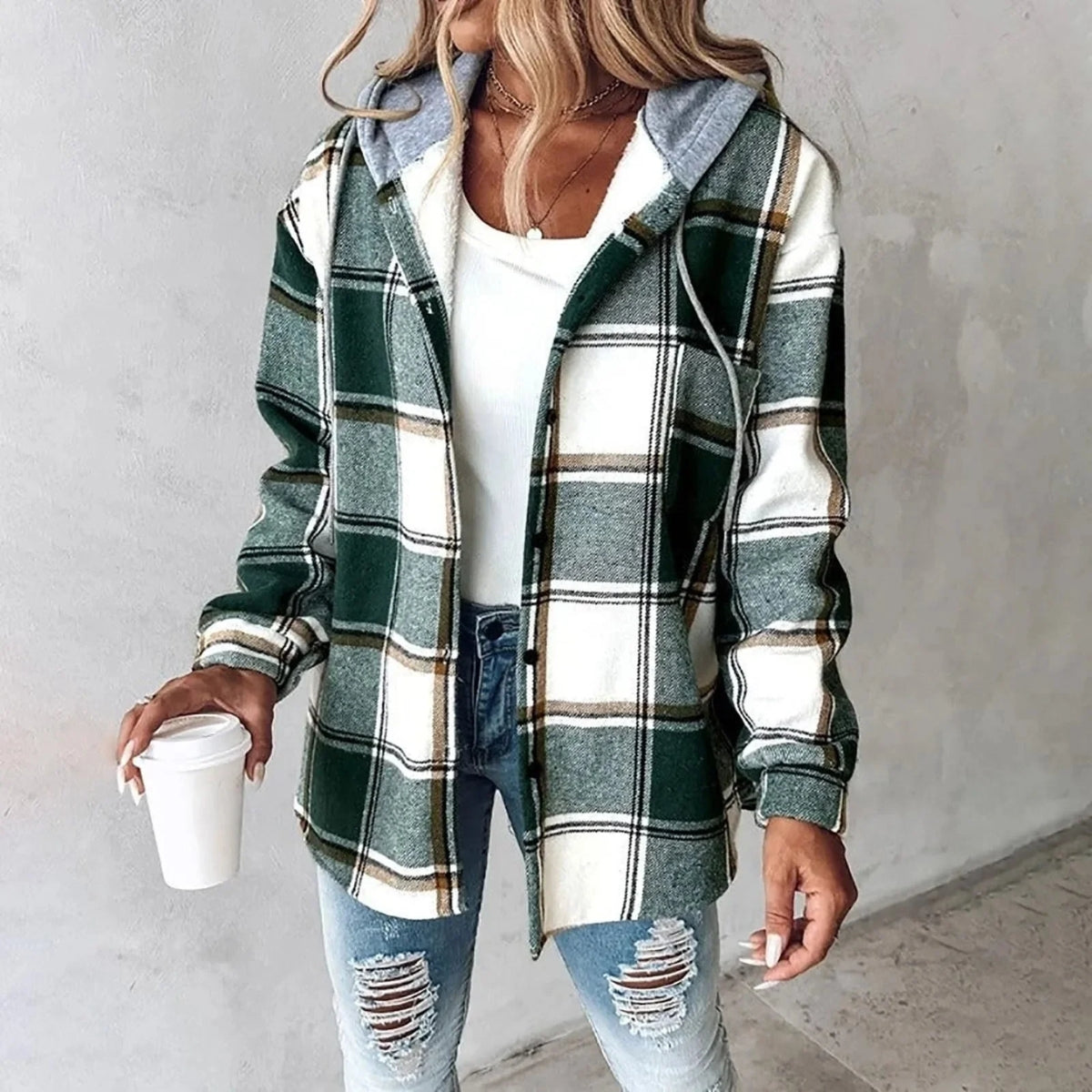 Elsy | Soft Fall Jacket with Hood
