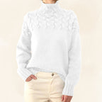 Eveline Sweater | Soft Cable Knit Turtleneck