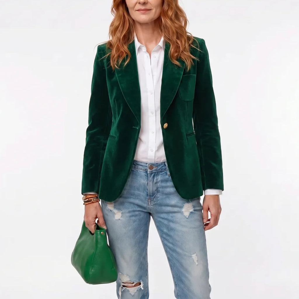 Marlowe | Classic Velvet Blazer