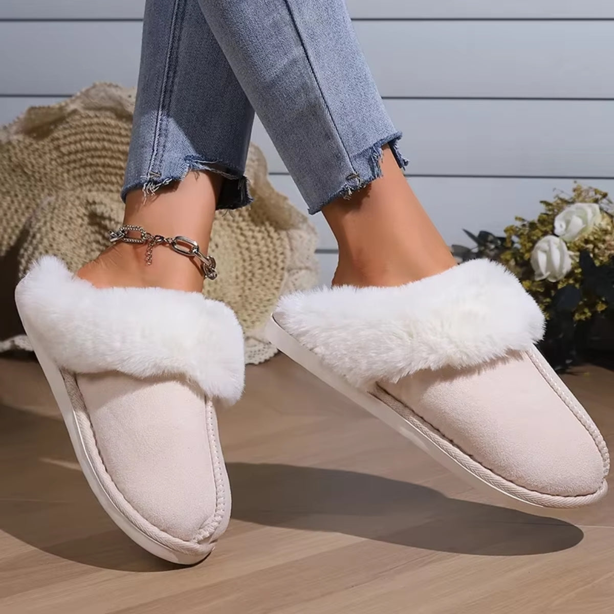 Mirelle | Warme Pluche Slippers