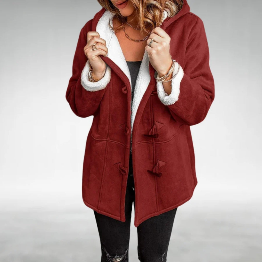 Evelyn | Soft Fleece Toggle Coat
