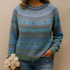 Elara Sweater | Cozy Patterned Knit