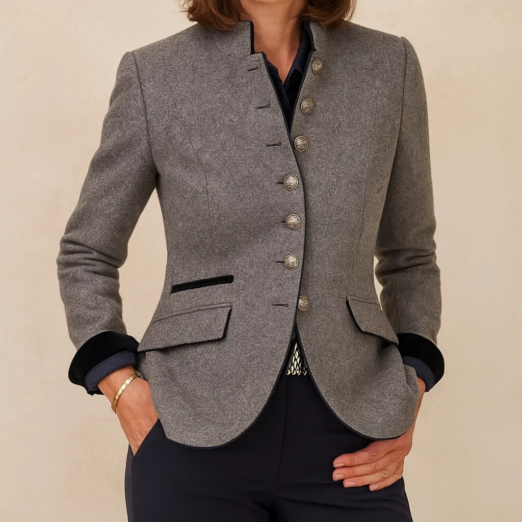 Eveline | Soft Wool Blend Blazer
