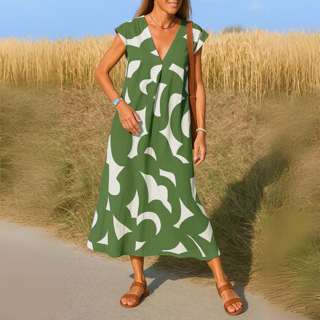 Sienna | Effortless Printed Maxi Dress