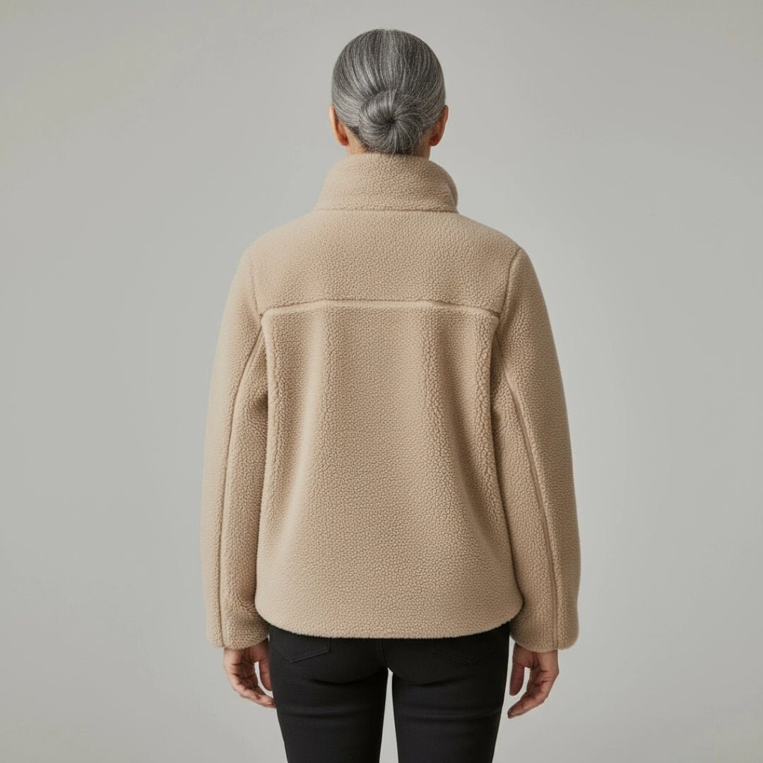 Marceline | Soft Fur-Lined Zip Jacket