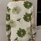 Mabeline | Soft Floral Knit Sweater