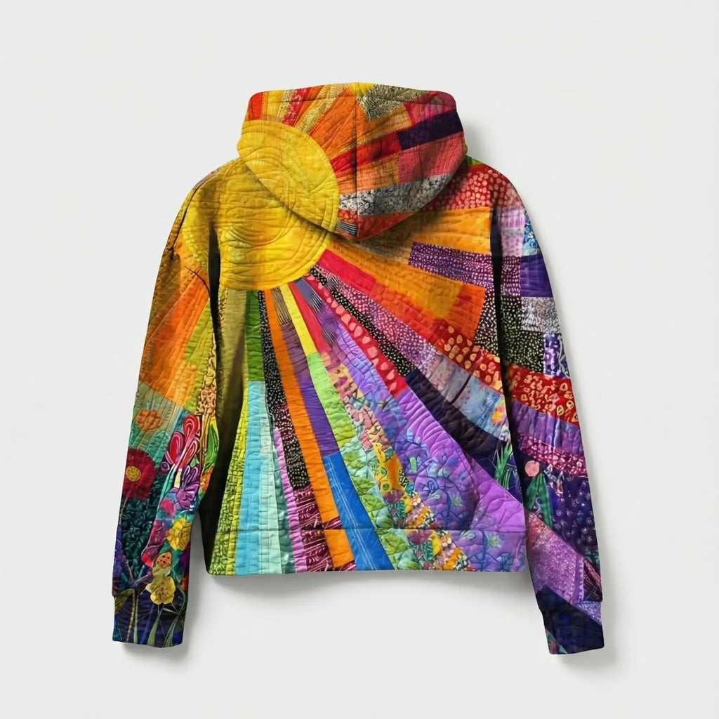Erica | Colorful Patchwork Hoodie