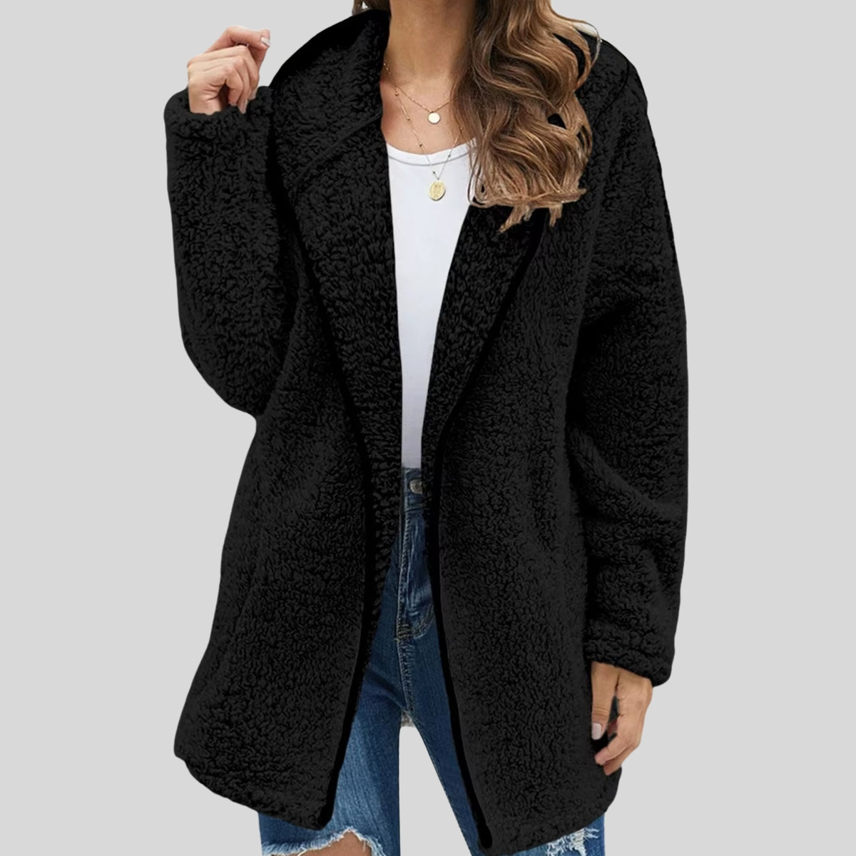 Elviera | Soft Fleece Jacket with Hood