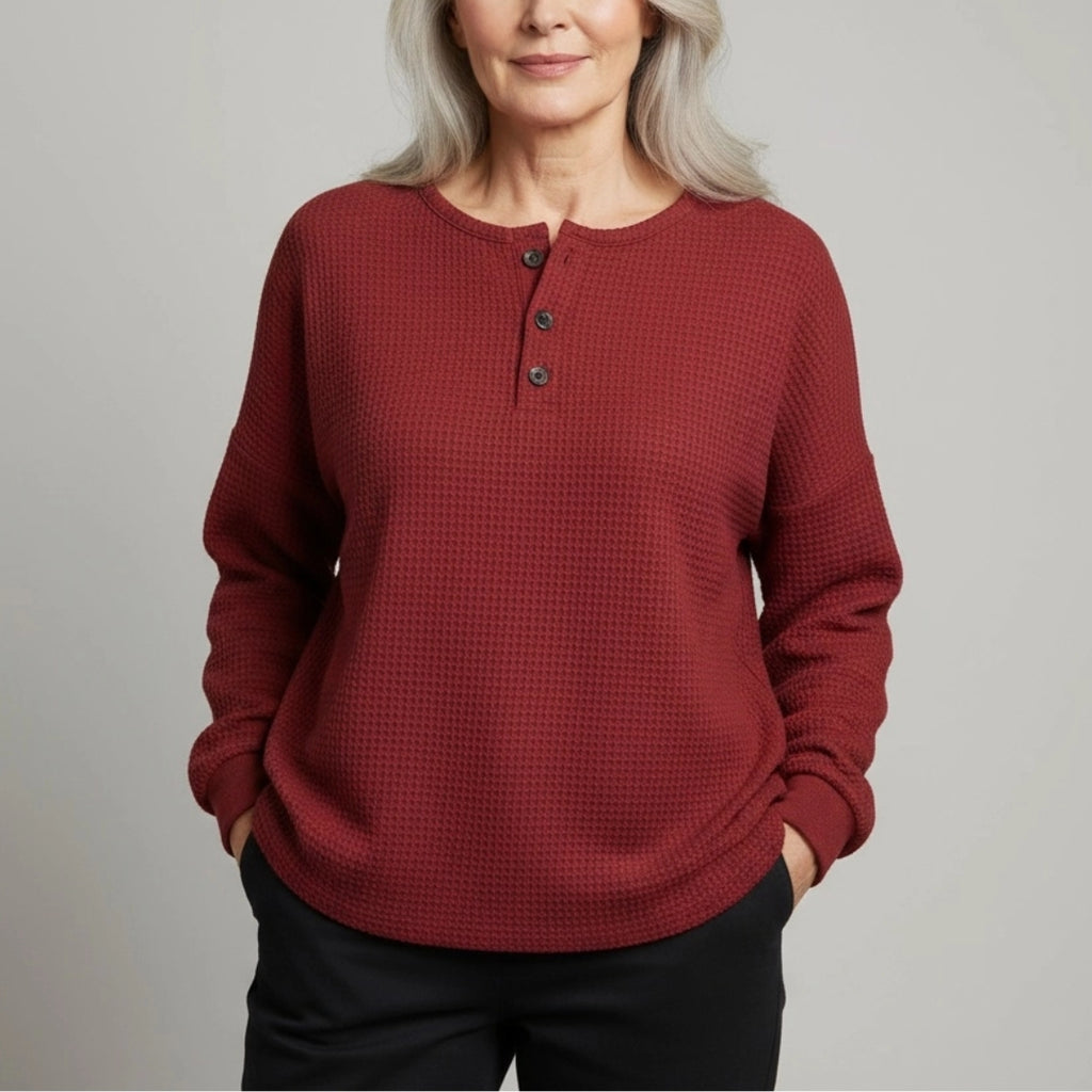 Mirelle | Waffle Knit Comfort Top