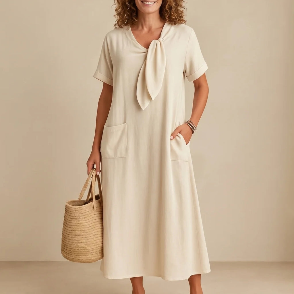 Elara | Relaxed Linen Comfort Dress