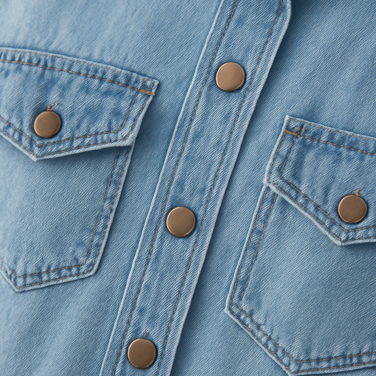 Lorana | Button-Down Denim Shirt