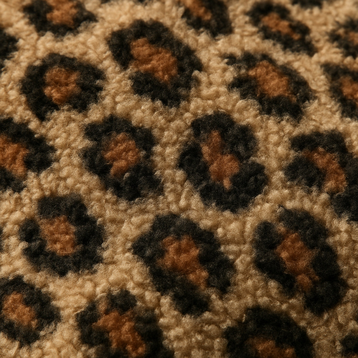 Liora | Teddy Leopard Mid-Season Jacket